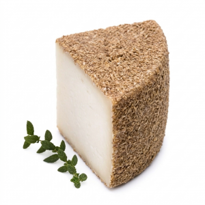 Queso Curado con Salvado de Trigo 1/4 Pieza