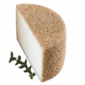Queso Curado con Salvado de Trigo 1/2 Pieza